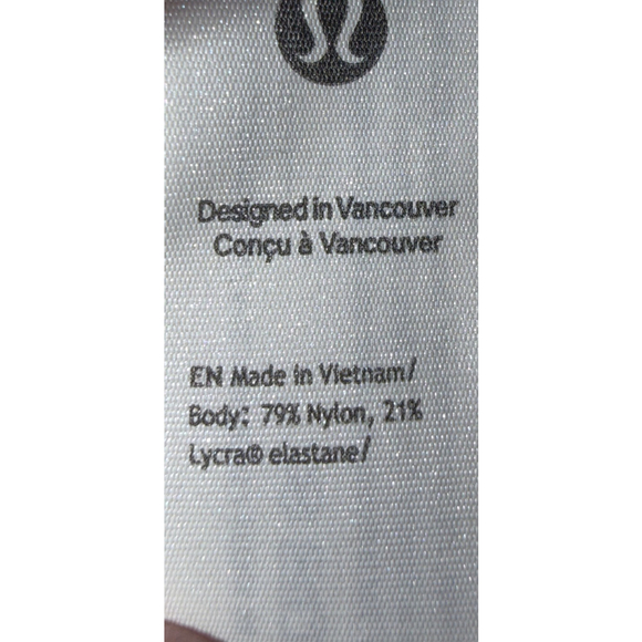 LULULEMON WUNDERMOST SQUARE-NECK BODYSUIT BLACK SHINE COLOR SIZE X-SMALL NWT - Picture 9 of 10